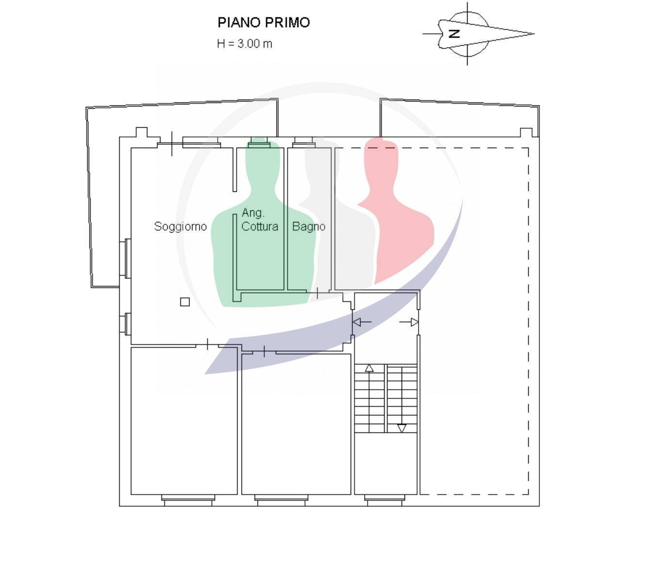 Foto 41 - Trilocale Via Colombo
 
48, Vinovo - planimetria 1