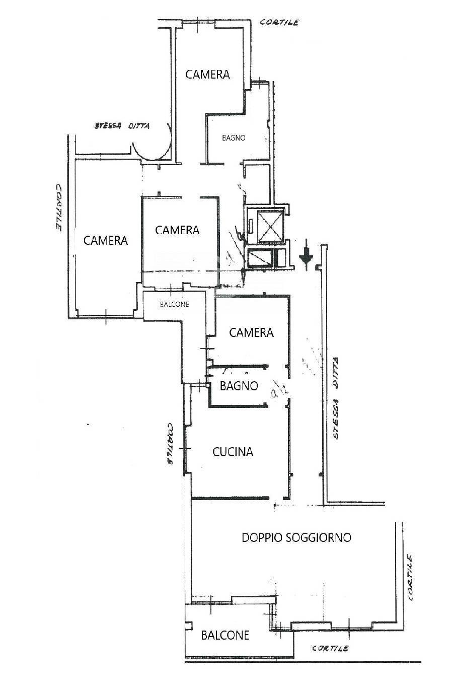 Foto 22 - Appartamento Via Nago
 
3, Milano - planimetria 1