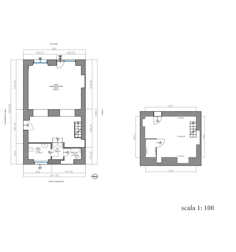 Foto 18 - Shop Via Cadore, Milano - floor plans 1
