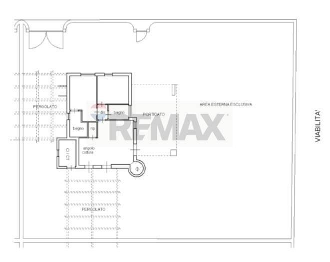 Pianta 2D - Villa Contrada Grottole
 
7/4, Polignano a Mare - planimetria 1