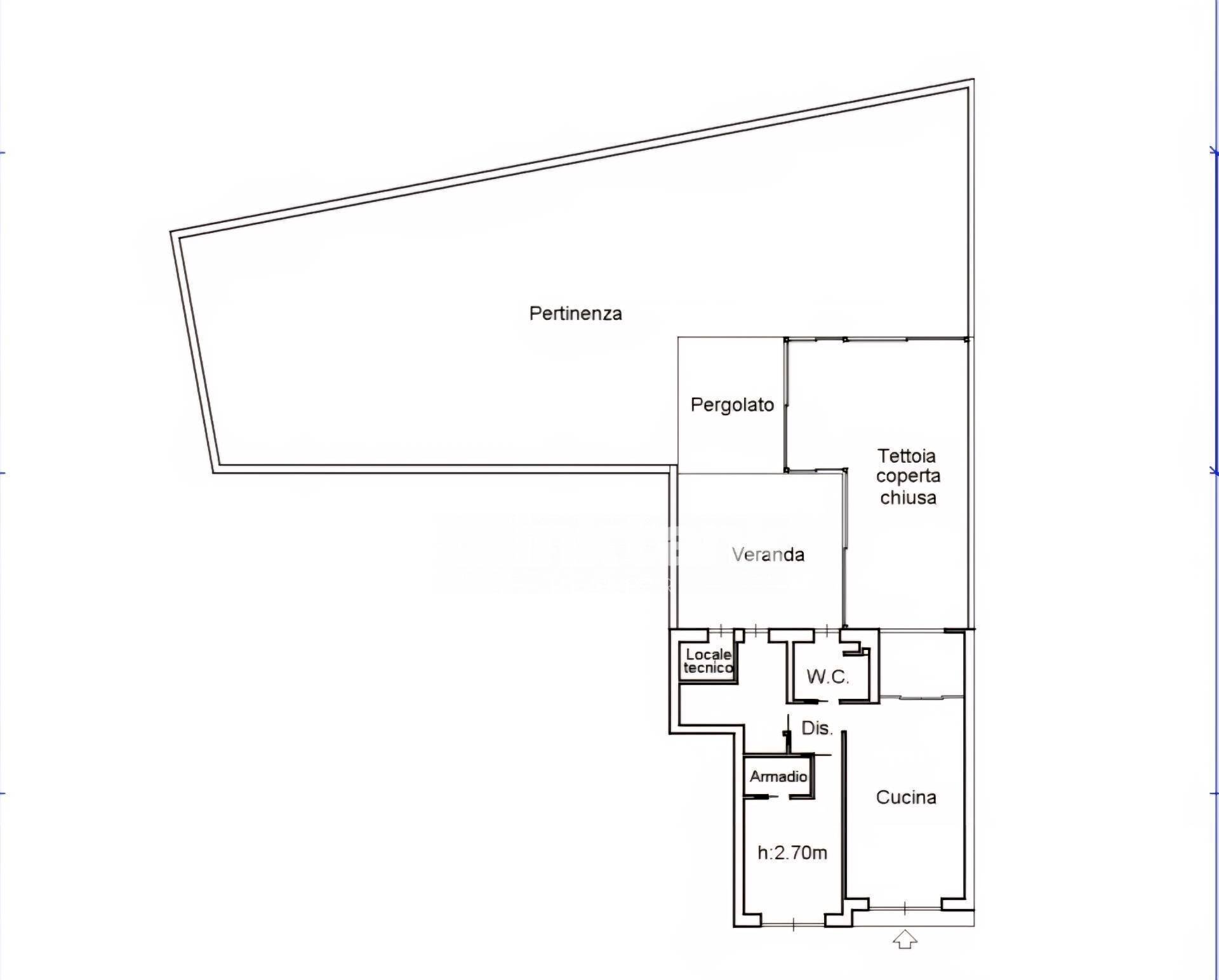 Foto 65 - Villa Via Cervia, Ragusa - planimetria 1