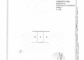 Planimetria posto auto - Attico Via Nora Ricci, Roma - foto 27
