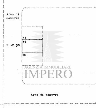 plan garage - Apartment Via San Secondo 15, Ventimiglia - floor plans 1