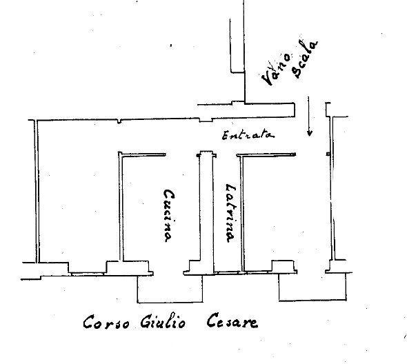 1.jpg - Quadrilocale Corso Giulio Cesare 116, Torino (zona Barriera Milano) - planimetria 1