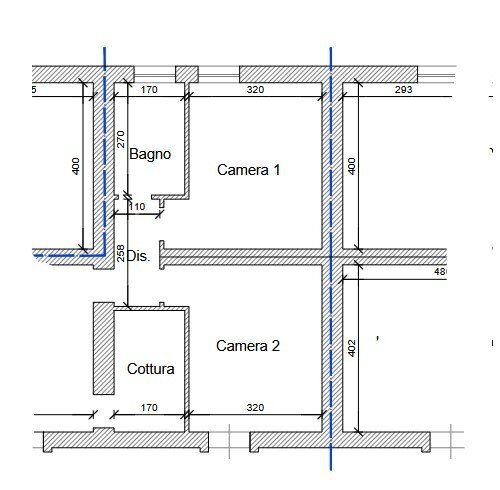 1.jpg - Four-room apartment Via Piave 1, Trino - floor plans 1
