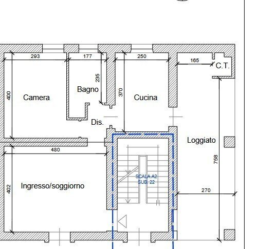 1.jpg - Apartment Via Piave 1, Trino - floor plans 1