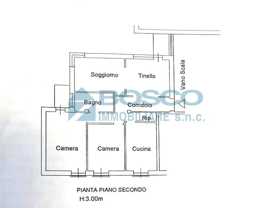 planimetria appartamento.jpg - Appartamento Largo Marcantone, La Spezia - planimetria 1