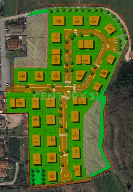 Piano di Lottizzazione copia.png - Terreno edificabile Via Don Giovanni Calabria, Tregnago - planimetria 1