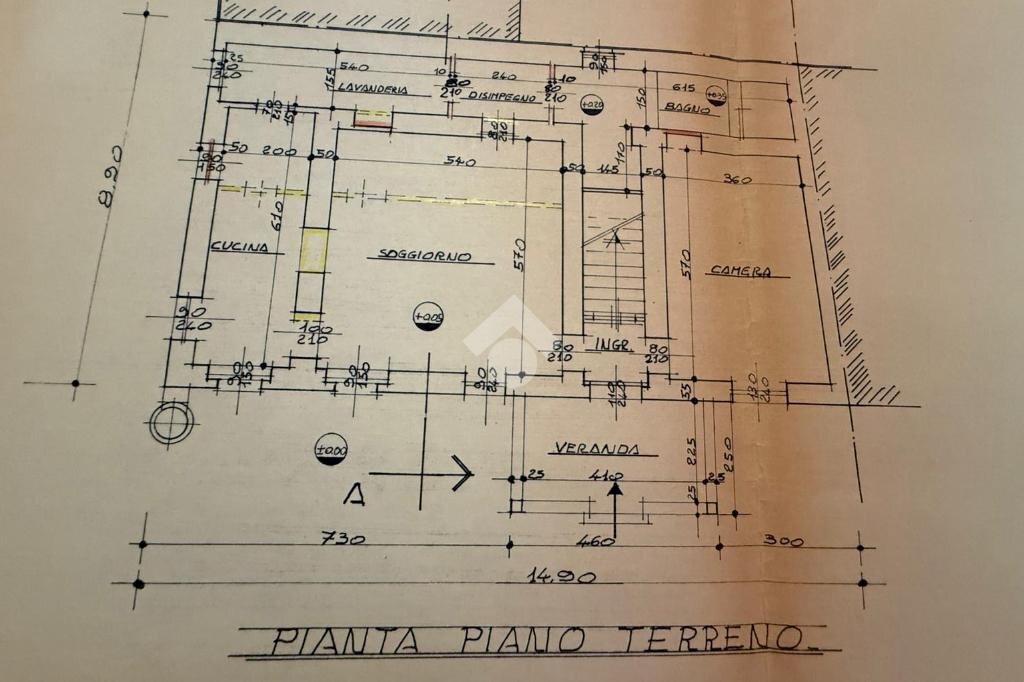 Casa semi indipendente Via Sant'Anna, Balangero - planimetria 1