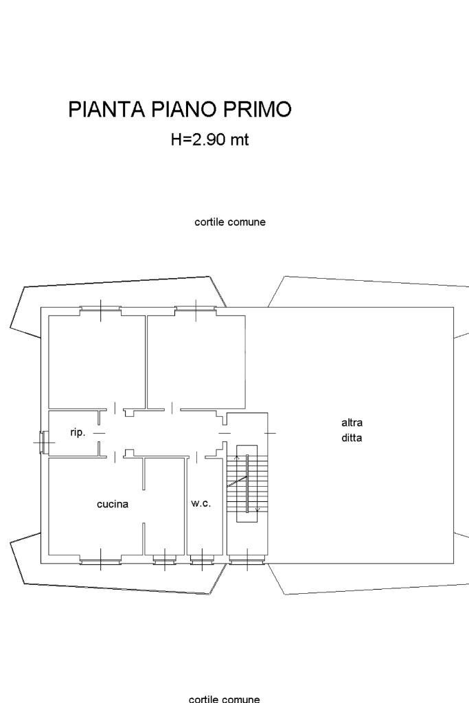 Four-room apartment Via Vittorio Alfieri, Druento - floor plans 1