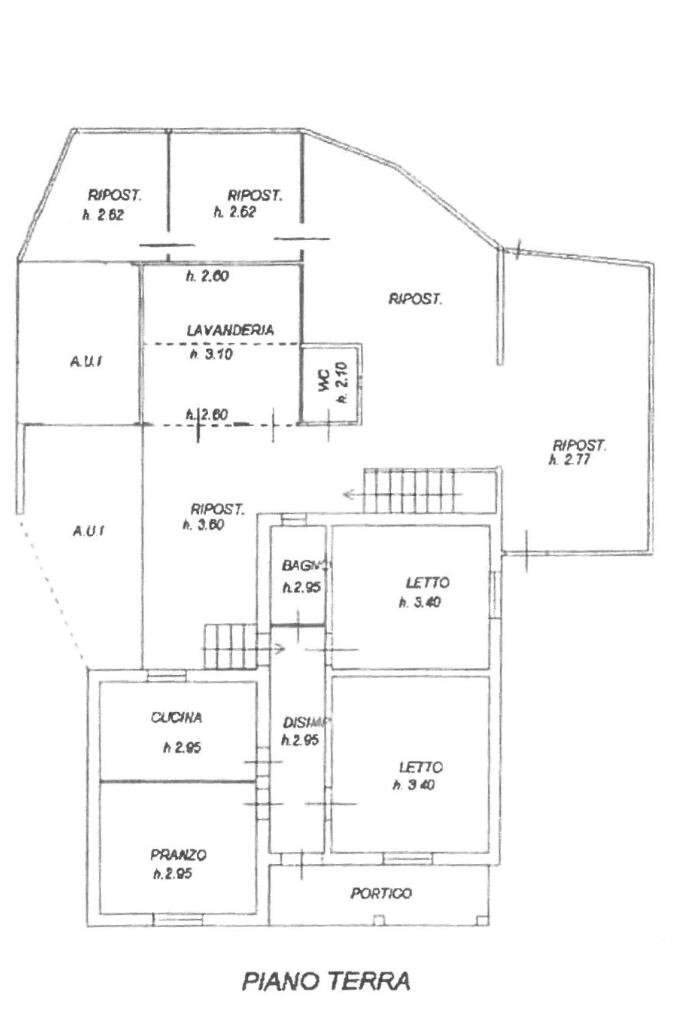 Casa indipendente Via Salara Comunale, Cervia - planimetria 1