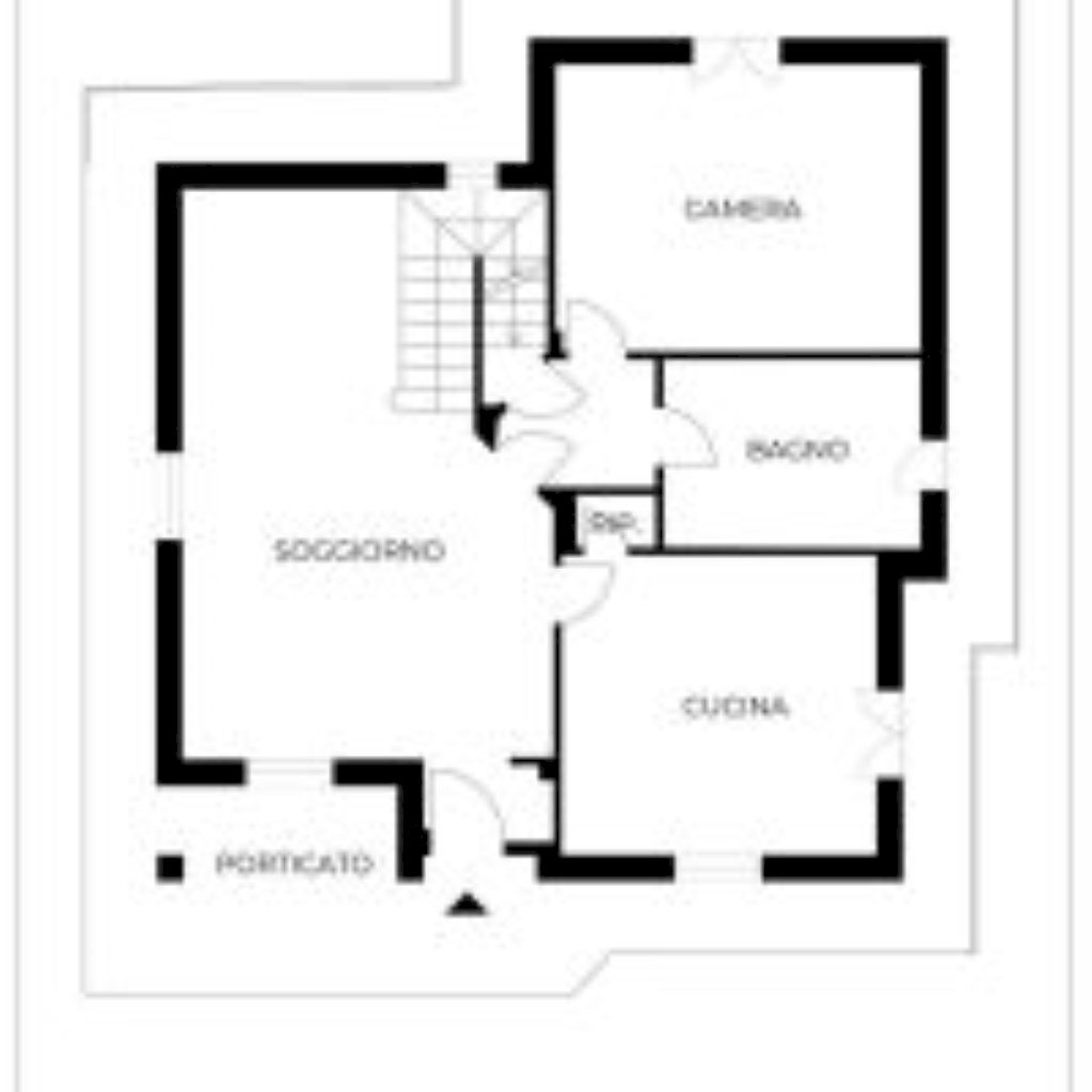 Villa Via Cuneo, 41, Bernezzo - planimetria 1