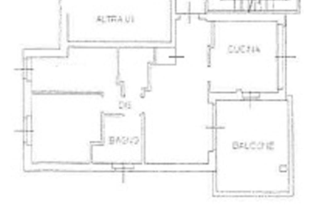 Trilocale Via novella, Santo Stefano Ticino - planimetria 1