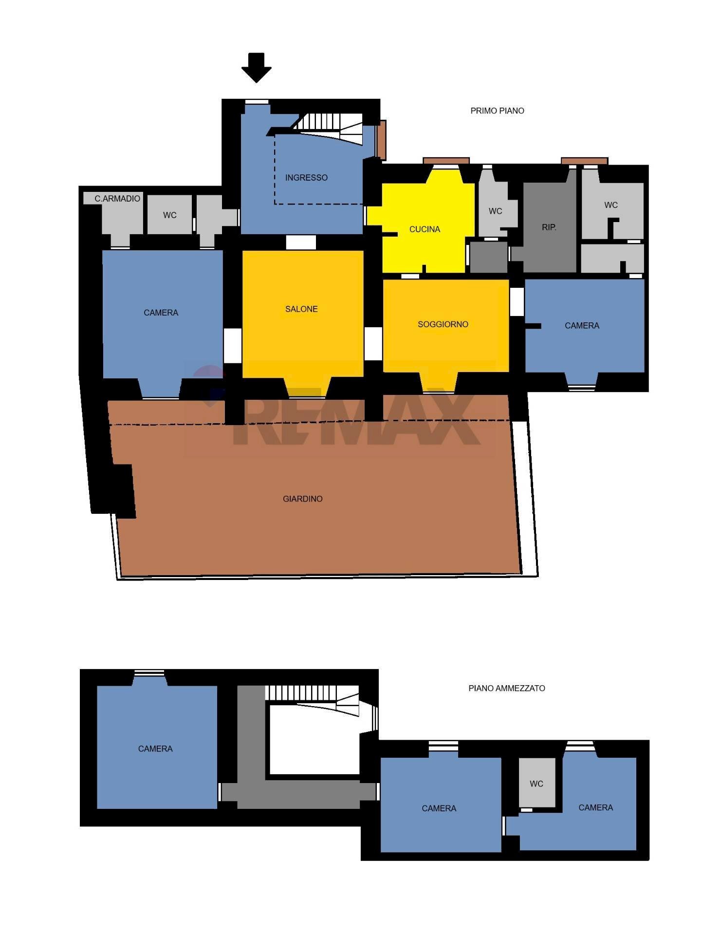 Pianta 2D - Apartment Via Monte Di Dio
 
1/E, Napoli - floor plans 1