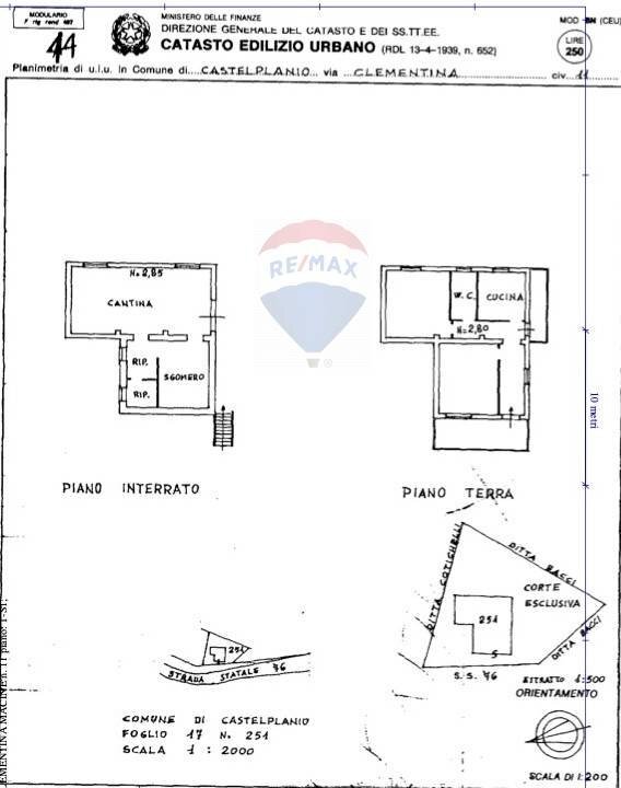 Pianta 2D - Independent house Via Clementina Macine
 
11, Castelplanio - floor plans 1