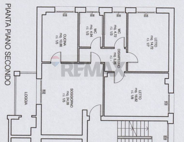 Pianta 2D - Trilocale Via Degli Alpini
 
2, Vetto - planimetria 1