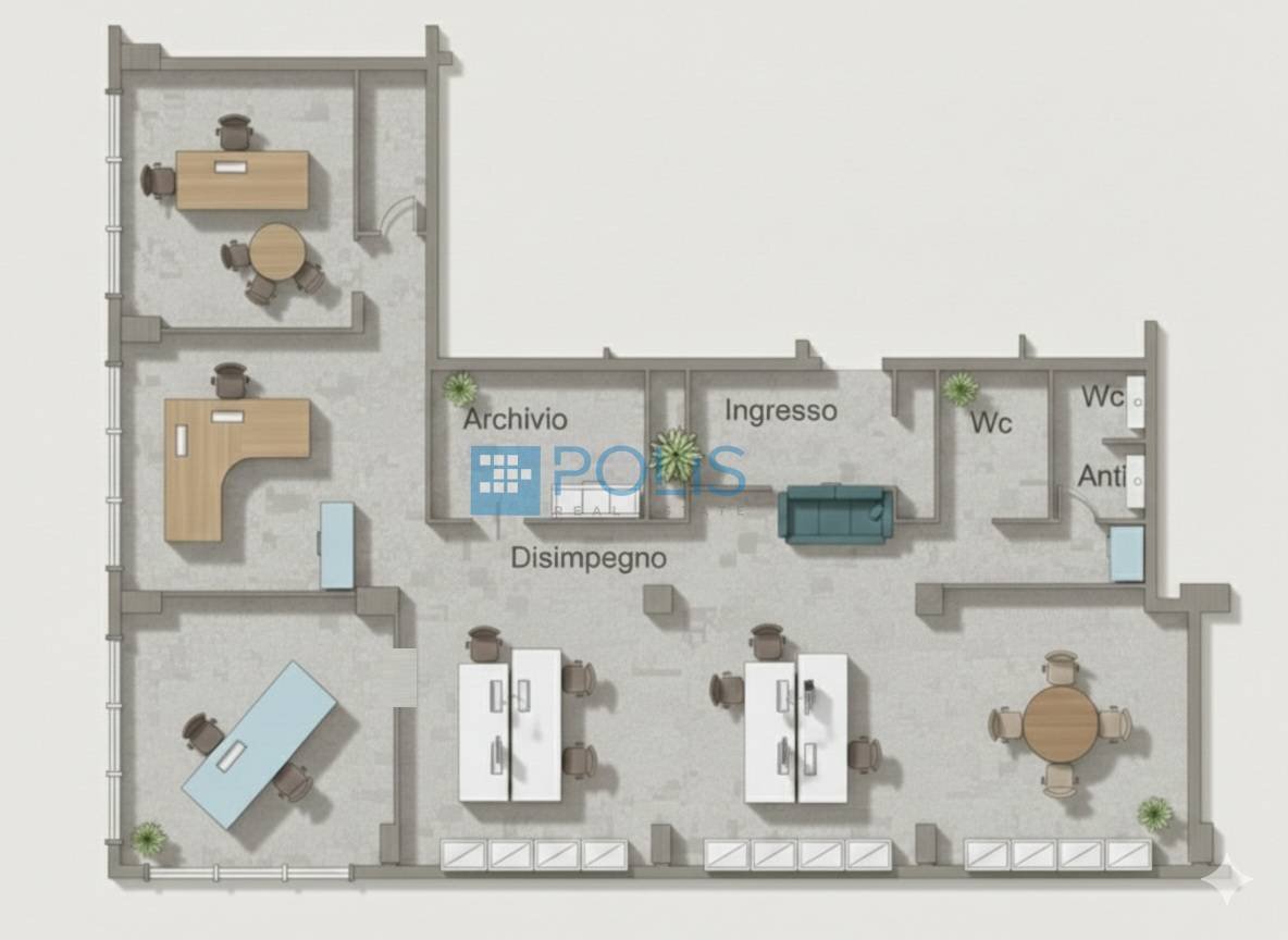 Foto 2 - Ufficio Stanga, Padova - planimetria 1