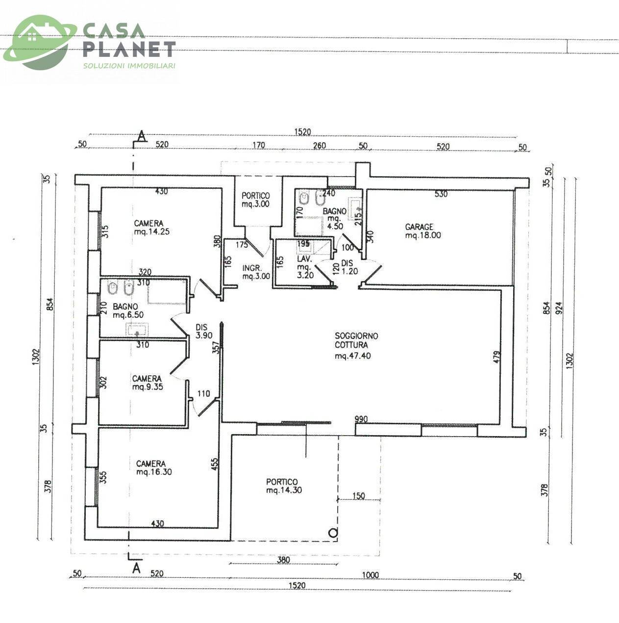 Foto 2 - Casa indipendente CANALETTO, Scorzè - planimetria 1