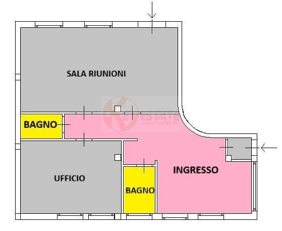 Foto 30 - Ufficio via principe di Piemonte
 
3, Sassari - planimetria 1