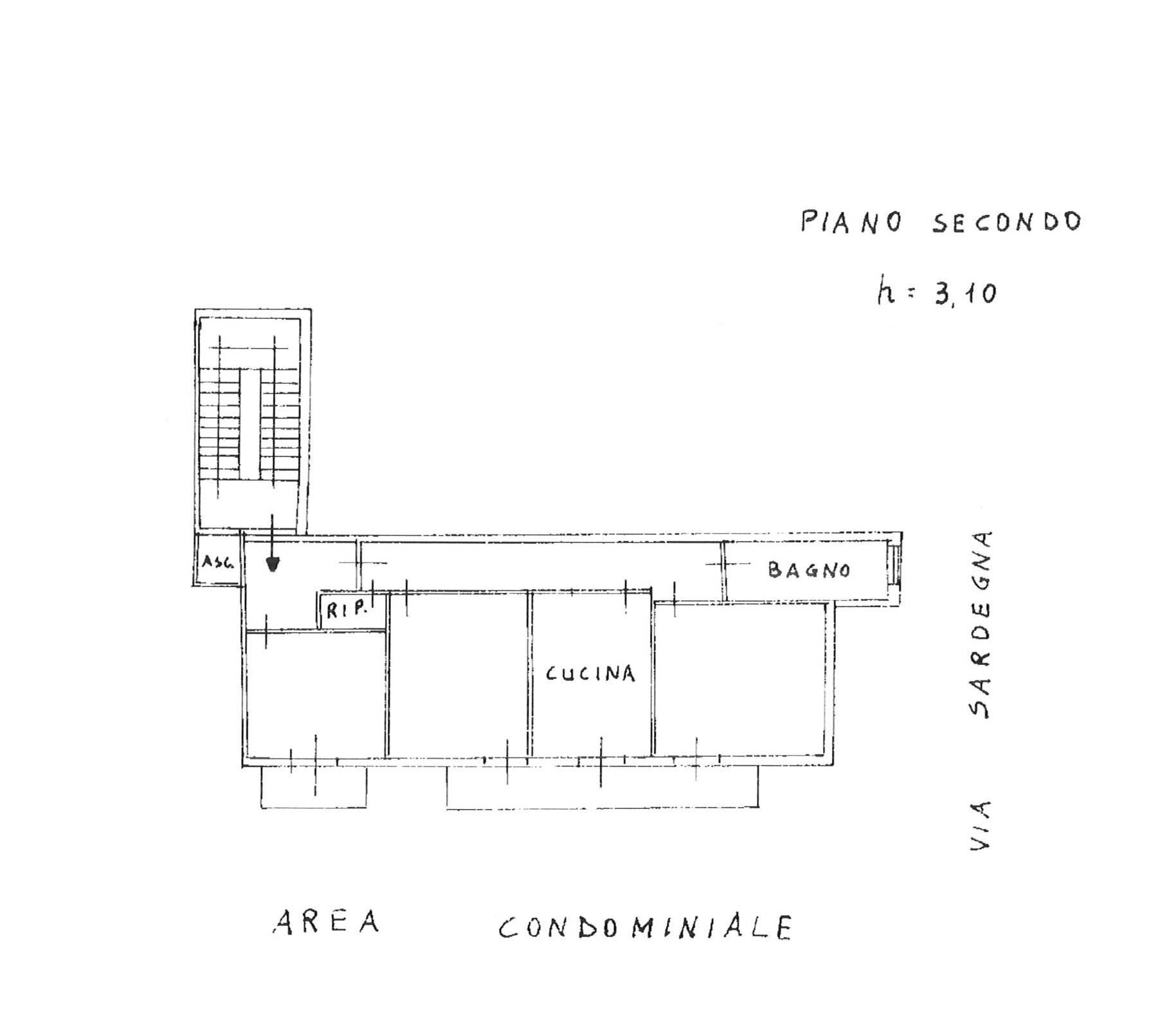 Foto 29 - Three-room apartment Via Sardegna, Siracusa - floor plans 1