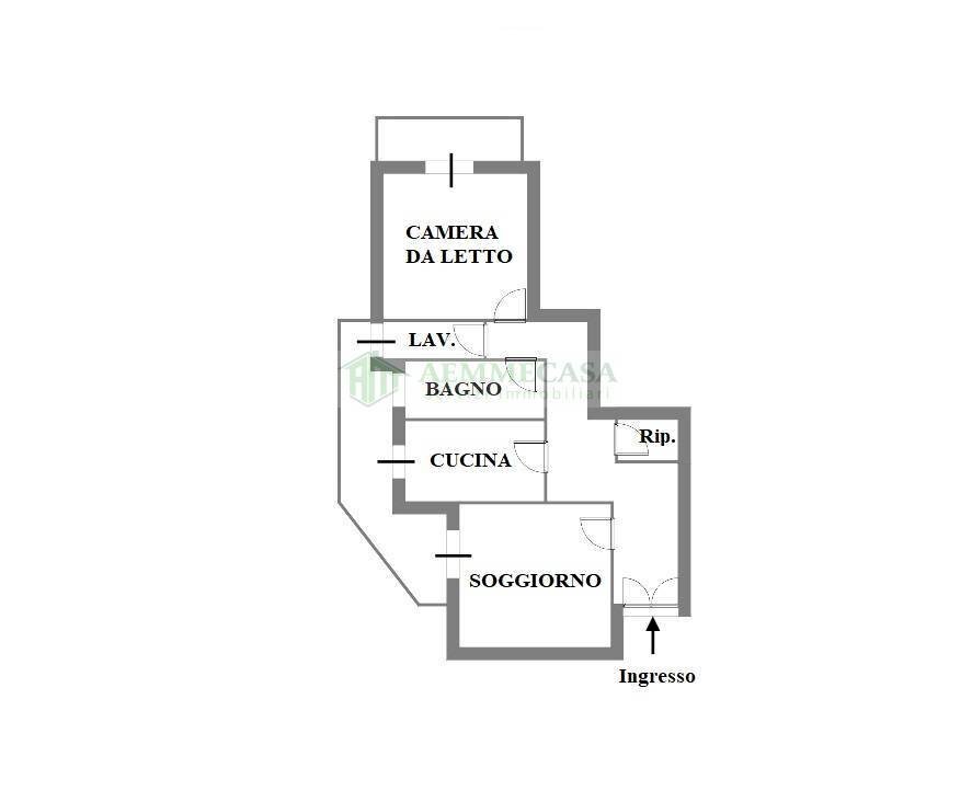 Foto 2 - Bilocale Via Giovanni Fattori
 
36, Catania - planimetria 1