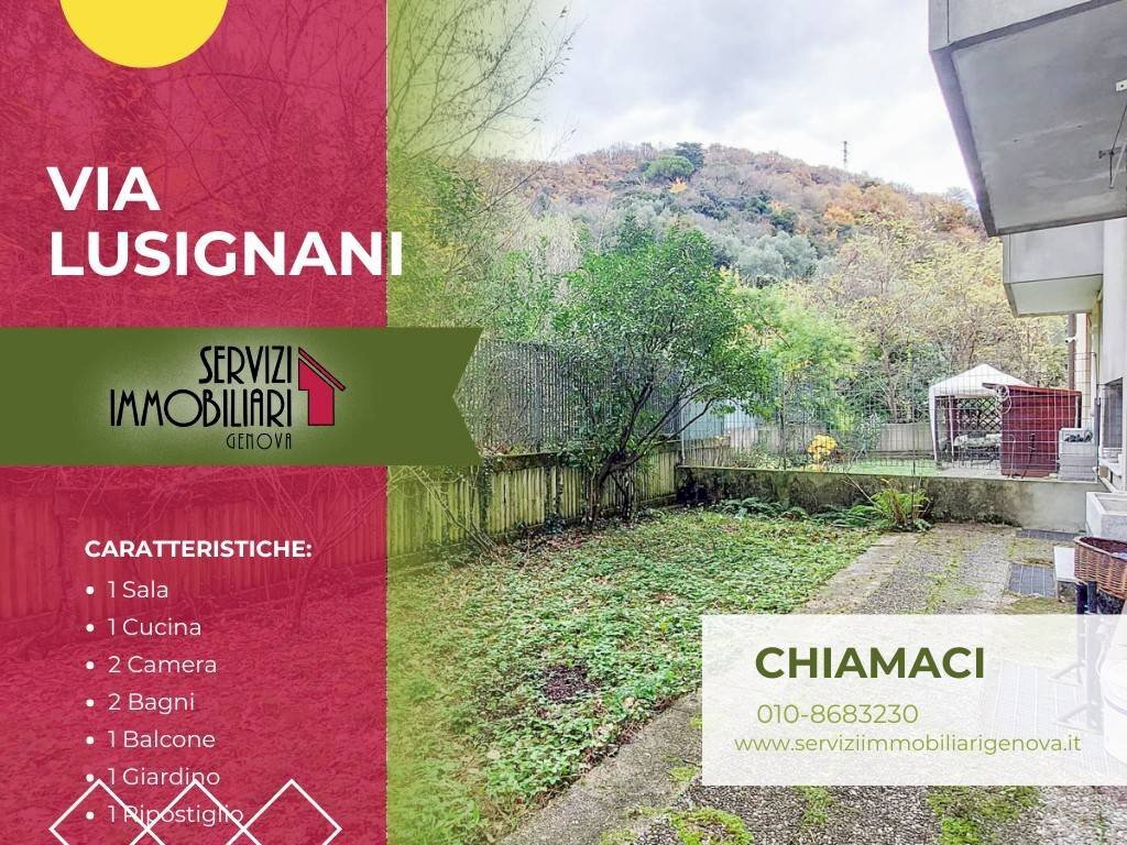 Giardino - Quadrilocale via Luigi Lusignani, Genova (zona Molassana) - foto 1