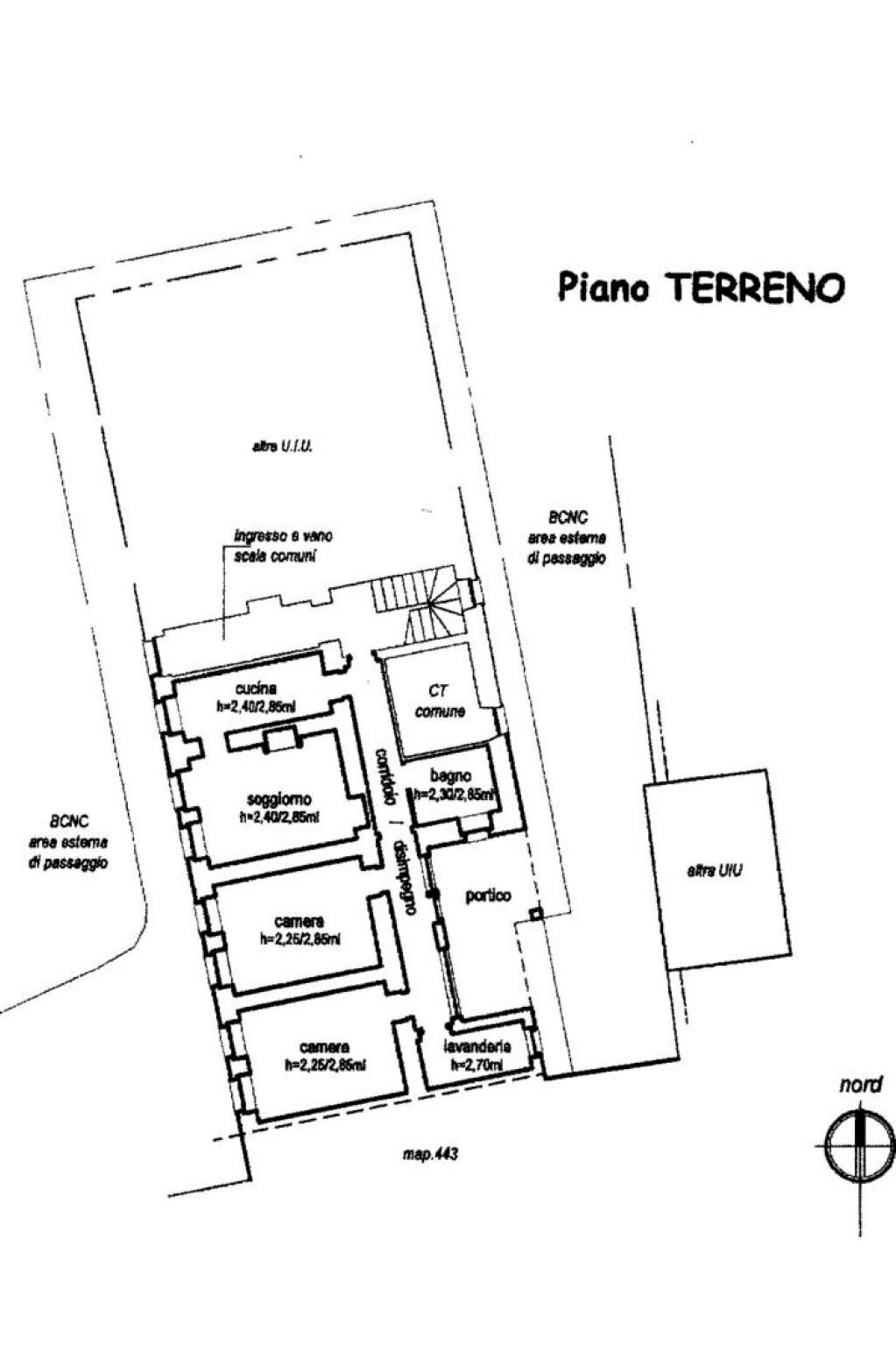 Quadrilocale via Dante Alighieri, 104, Cossato - planimetria 1