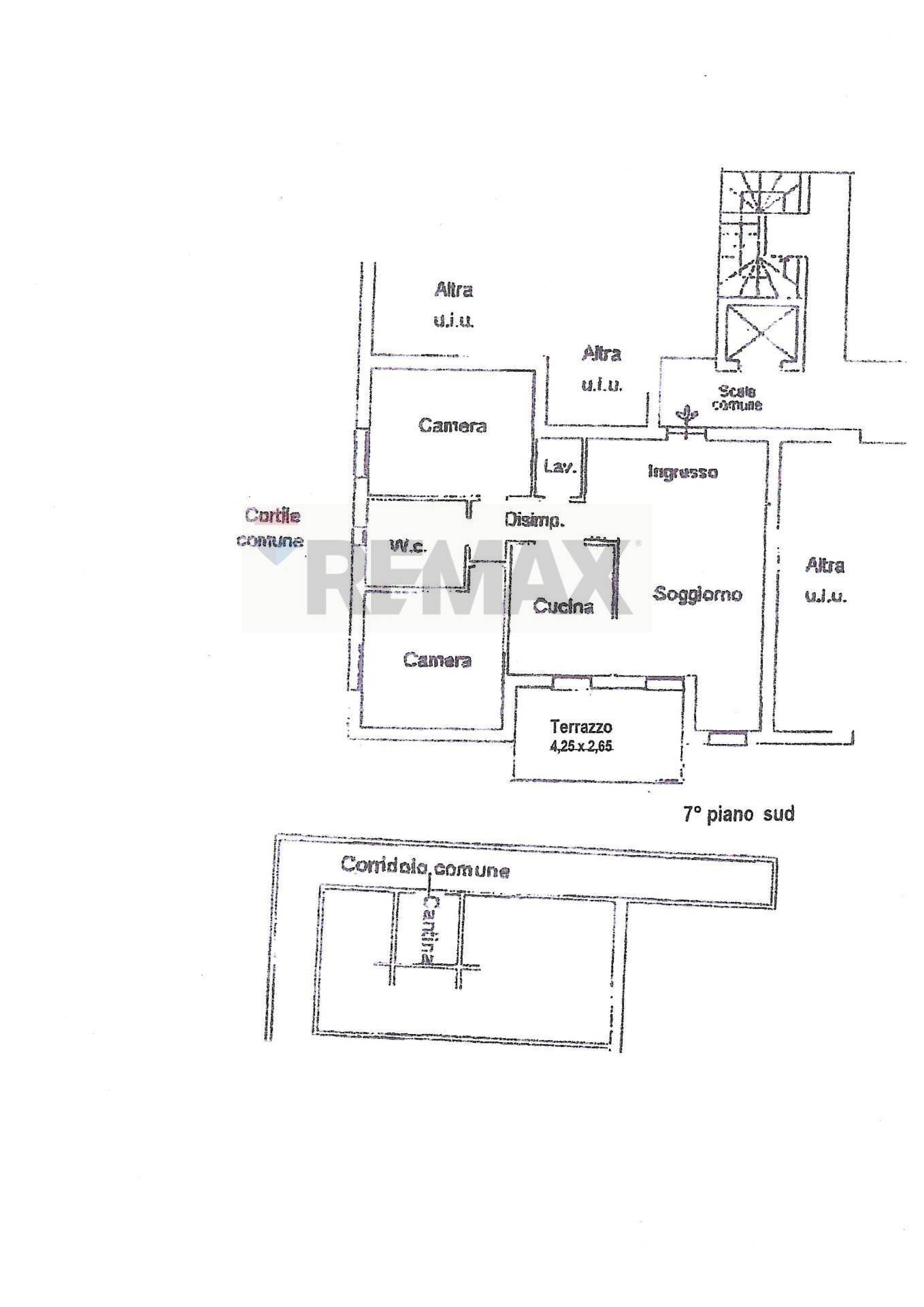 Pianta 2D - Three-room apartment Via Canesi
 
8, Monza - floor plans 1