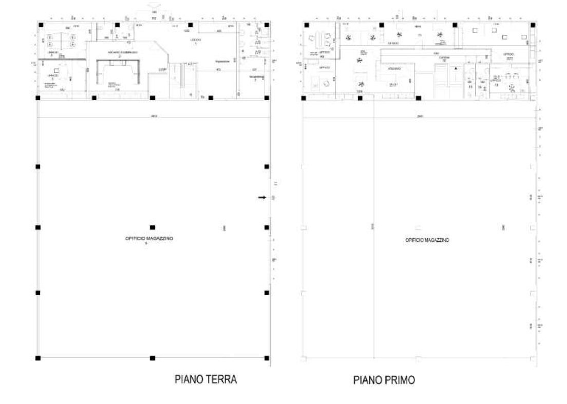 Capannone frazione Bargellino, Calderara di Reno - planimetria 1