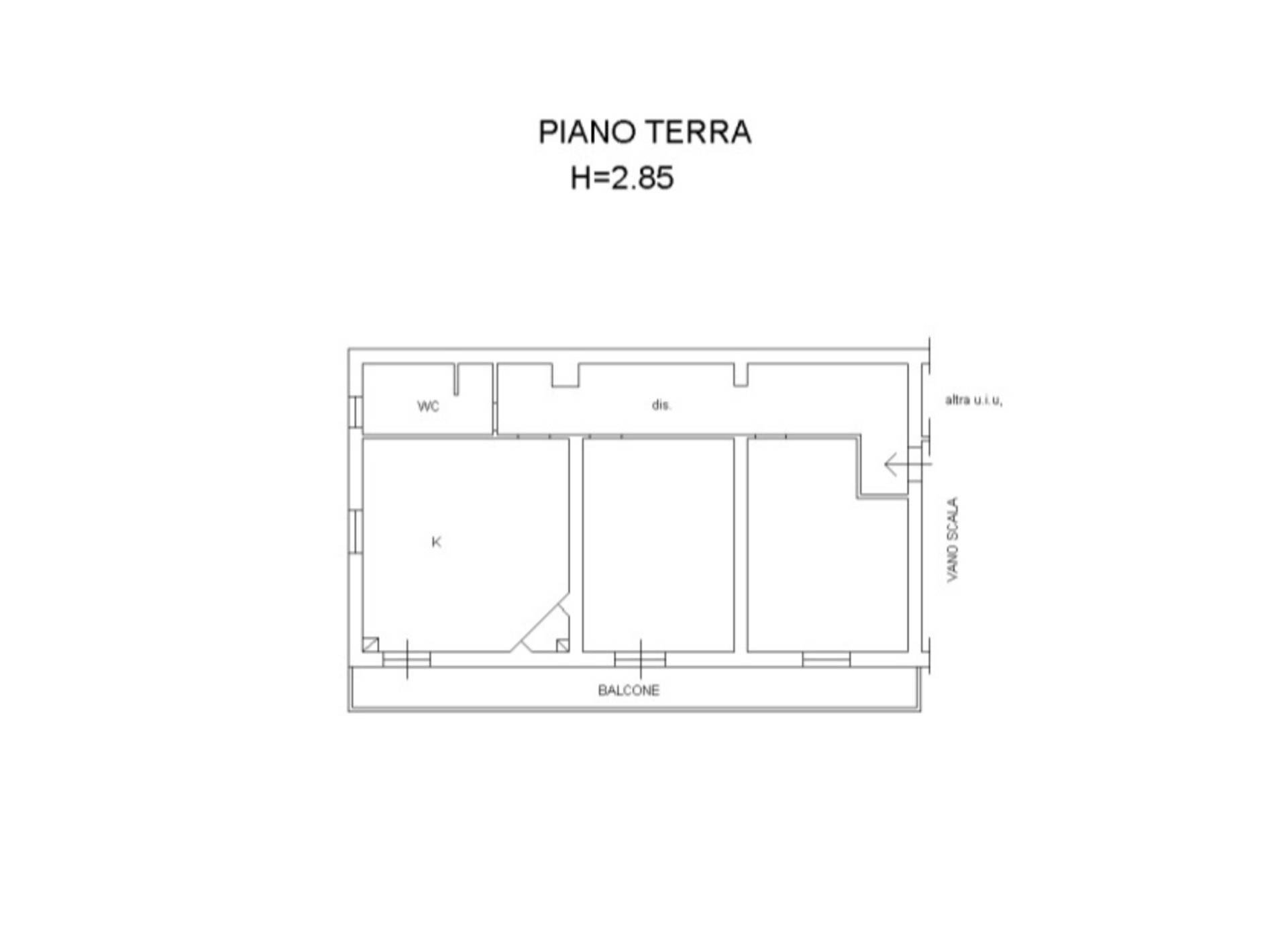 Foto 24 - Trilocale Vejano, Vejano - planimetria 1