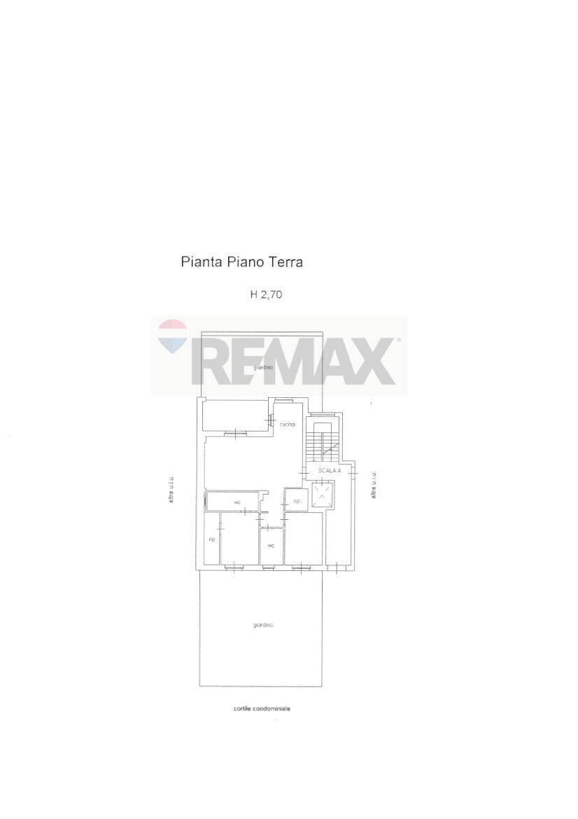 Pianta 2D - Quadrilocale Matera - planimetria 1