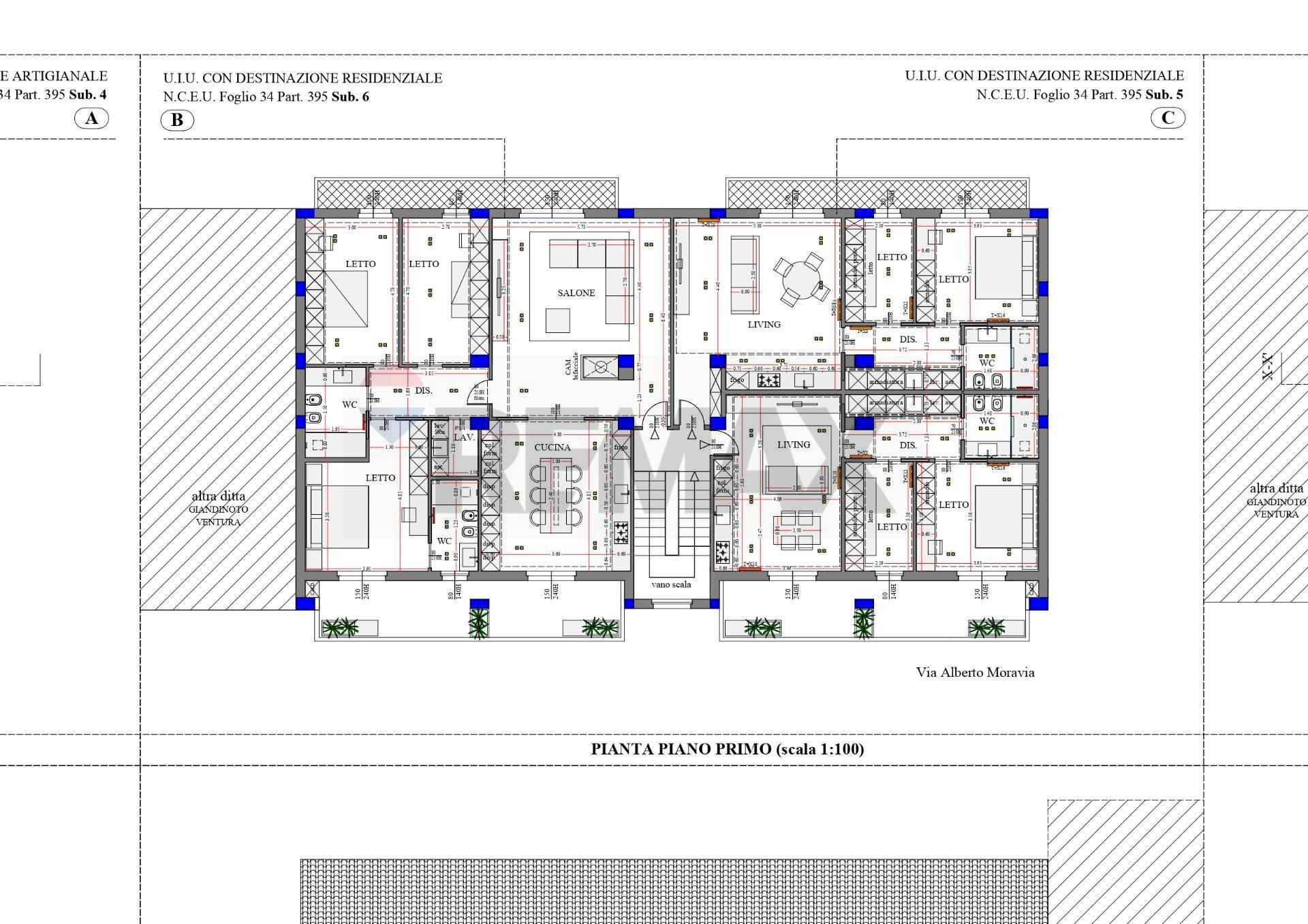 Pianta 2D - Appartamento via alberto moravia
 
2, Grammichele - foto 3