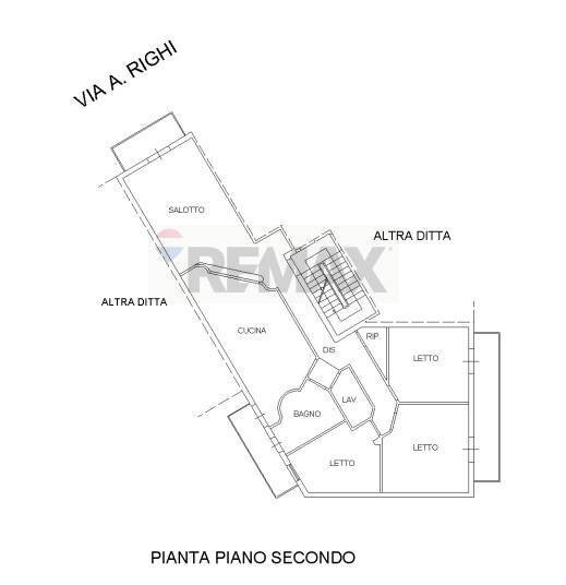 Pianta 2D - Appartamento Via Augusto Righi
 
9, Ragusa - planimetria 1