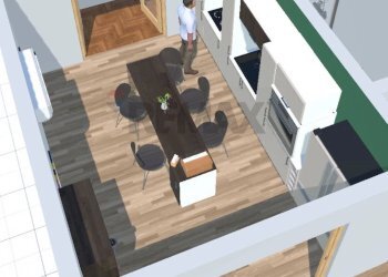 Pianta 3D - Quadrilocale Via Leonardo Da Vinci
 
36, Valenzano - foto 20