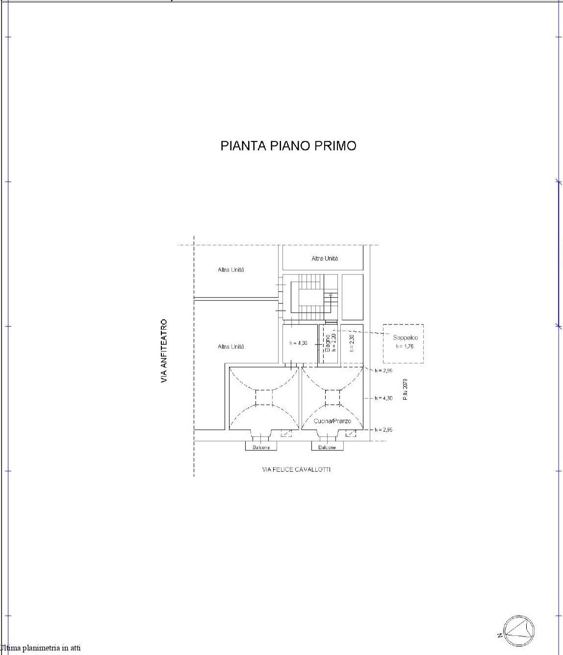 Foto 11 - Three-room apartment via cavallotti
 
63, Taranto - floor plans 1