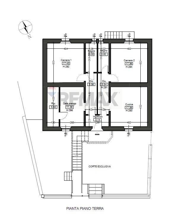 Pianta 2D - Semi-detached house VIA DELLA COLLACCHIA
 
61, Roccastrada - floor plans 1