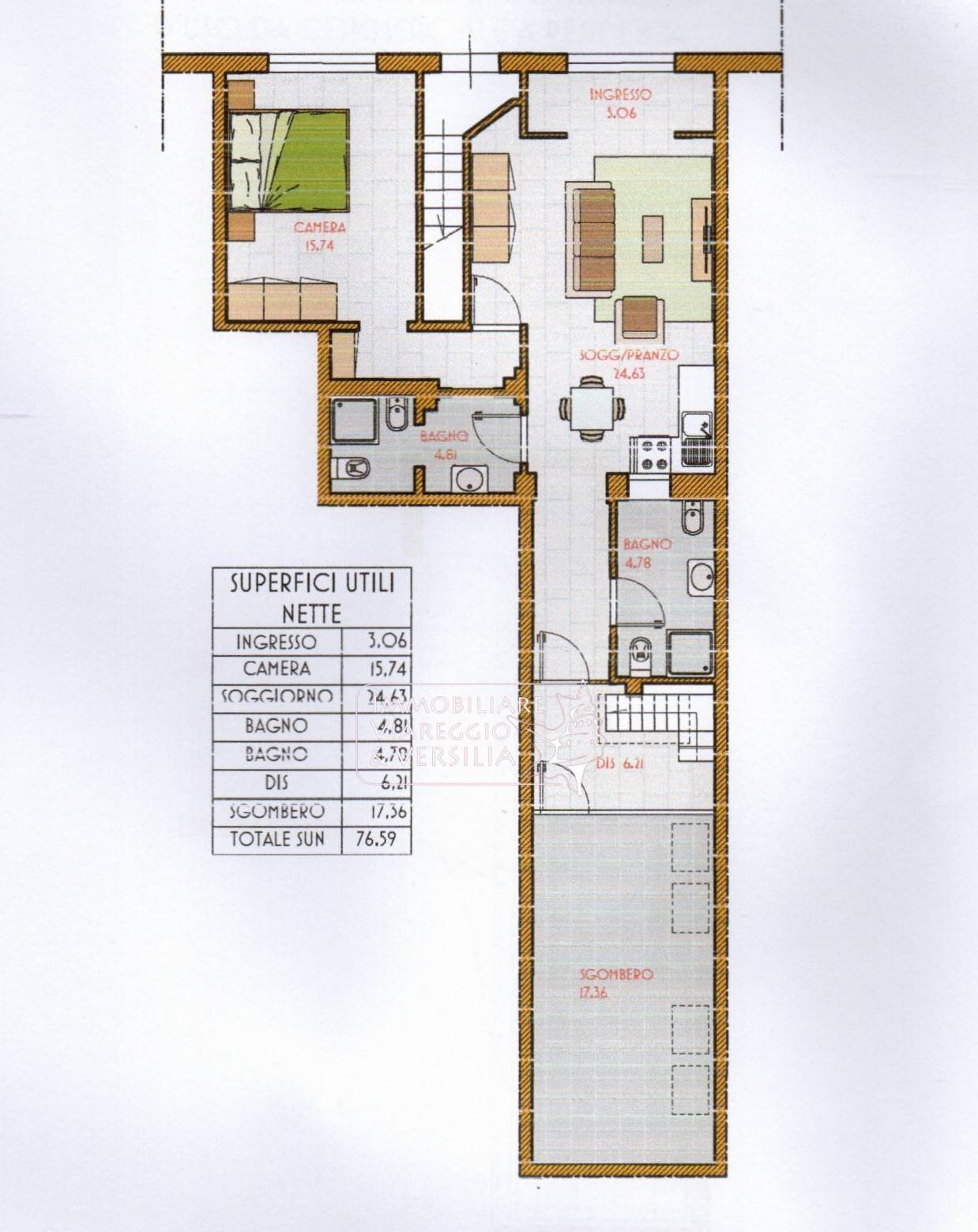 Foto 1 - Three-room apartment via Nicola Pisano
 
5, Viareggio - photo 1