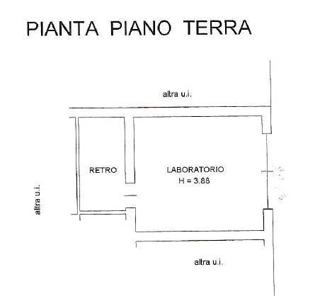 Foto 21 - Locale Commerciale Via Giorgio Byron, Ferrara - planimetria 1