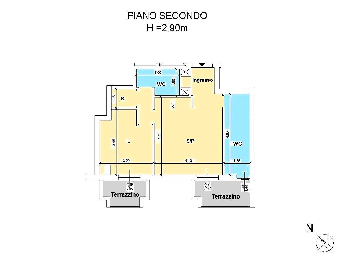 Foto 21 - Bilocale via Poliporto
 
14, Soverato - planimetria 1