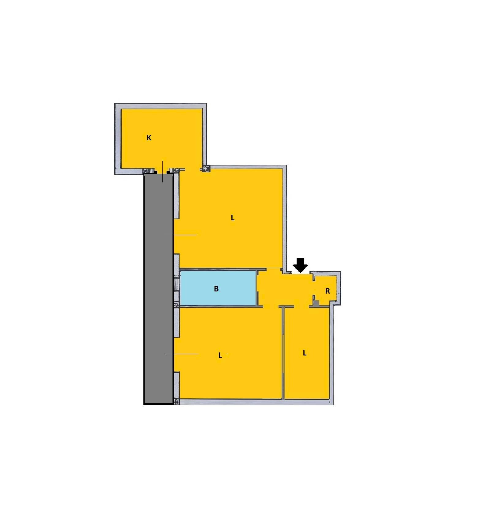 Foto 12 - Four-room apartment Via Savona, Catanzaro - floor plans 1