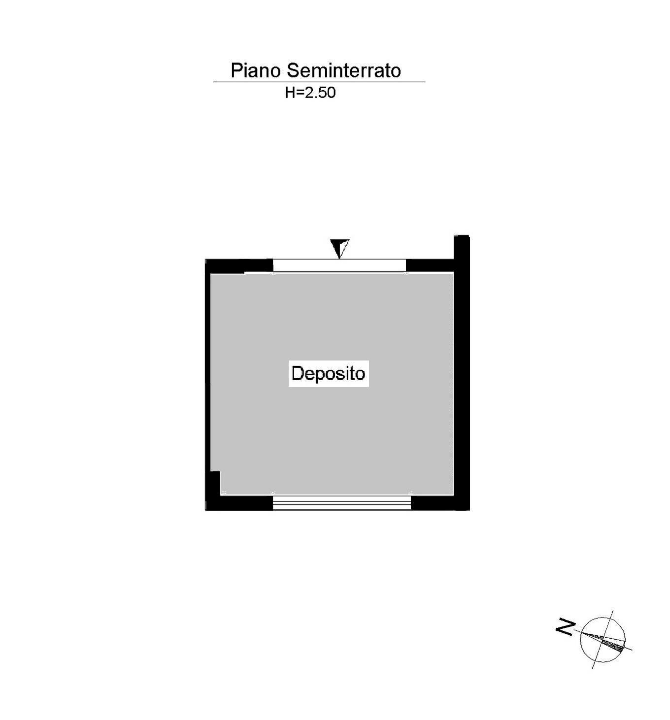 Foto 5 - Box via Gianvincenzo Gravina, Catanzaro - planimetria 1