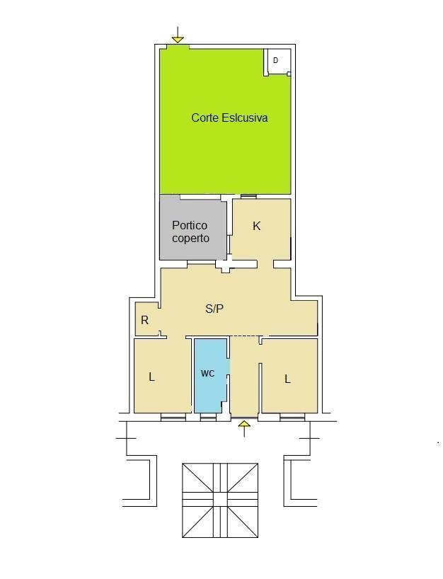 Foto 18 - Trilocale Via dei Narcisi, Sellia Marina - planimetria 1