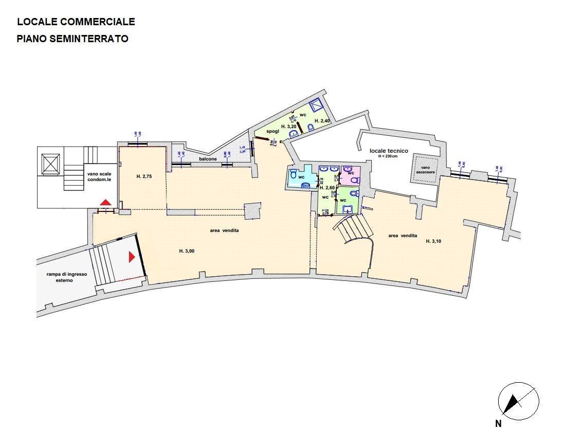Foto 21 - Negozio Via A. De Gasperi
 
25, Catanzaro - planimetria 1