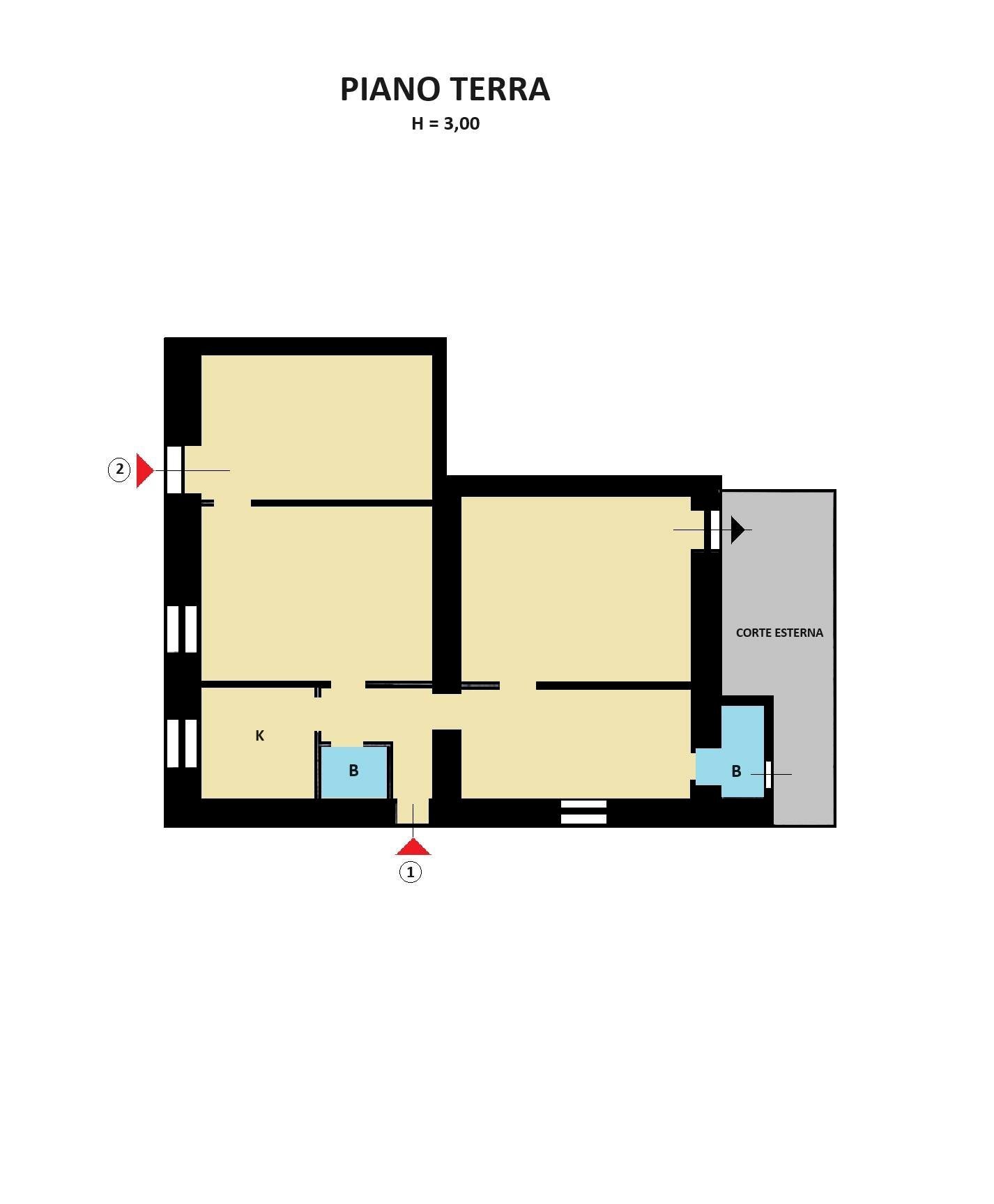 Foto 11 - Quadrilocale Largo Piano Grande
 
14, Catanzaro - planimetria 1