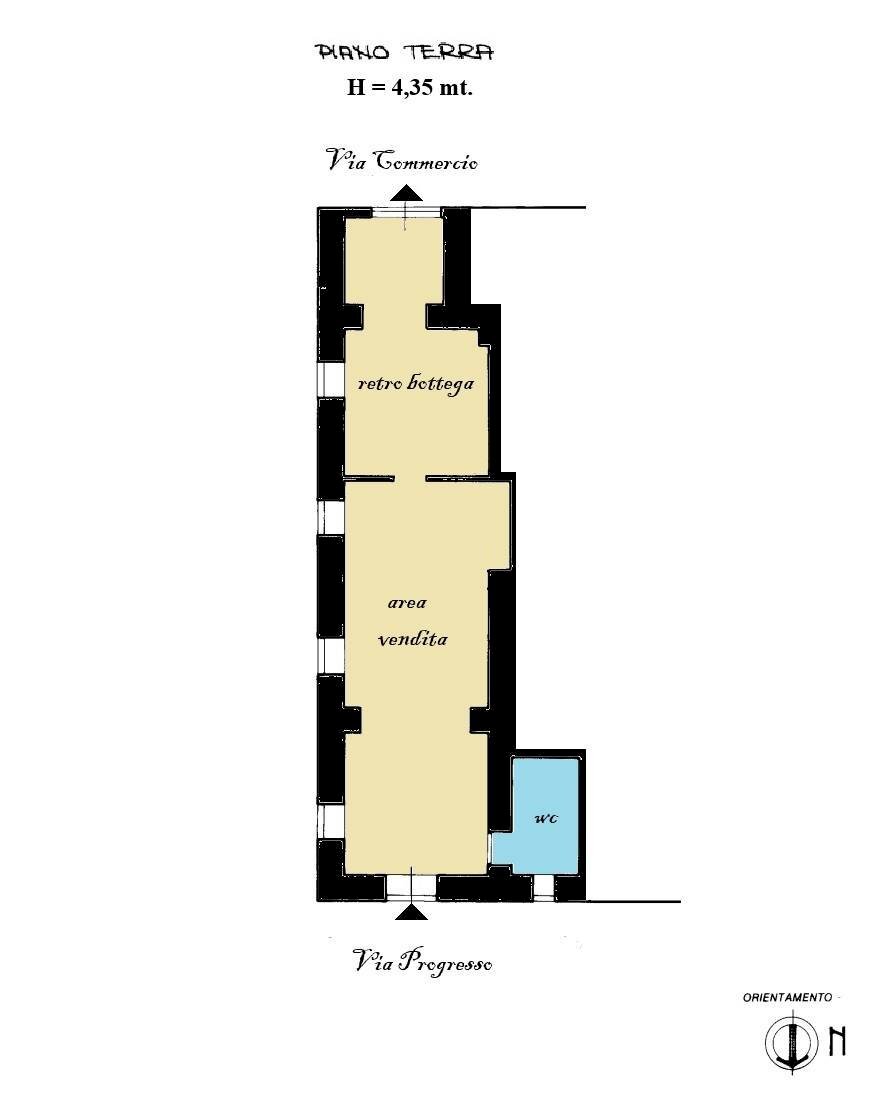 Foto 7 - Shop Via Progresso
 
39, Catanzaro - floor plans 1