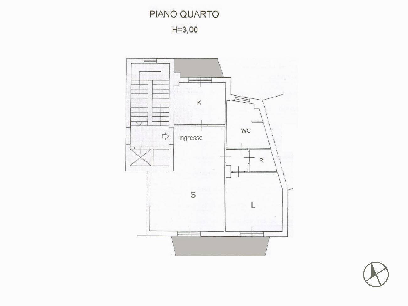 Foto 18 - Trilocale viale Vincenzo De Filippis, Catanzaro - planimetria 1