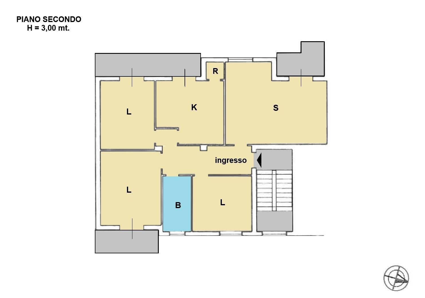 Foto 19 - Quadrilocale via Angitola, Catanzaro - planimetria 1