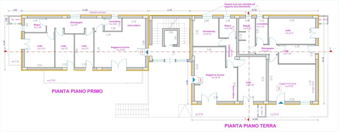 PIANTA PIANO TERRA APPARTAMENTO RETRO - A.jpg - Trilocale Modica - planimetria 1