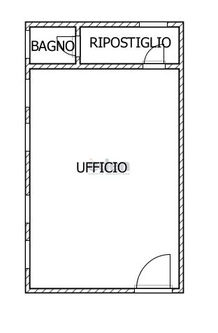 planimetria - Ufficio PIAZZA GUIDO ROSSA 9, Modena - planimetria 1