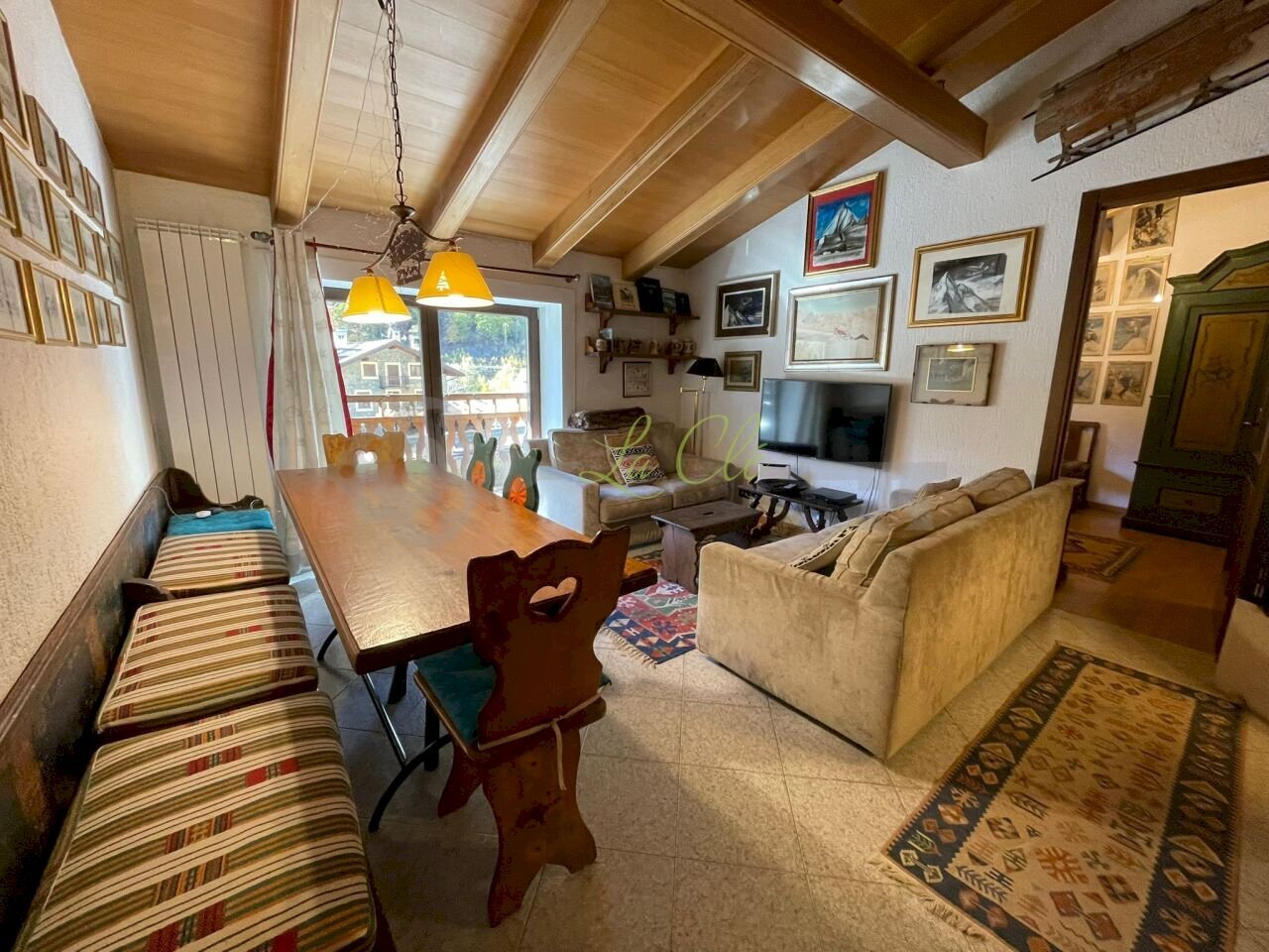 VENDITA COURMAYEUR - SOGGIORNO.ZONA PRANZO - Trilocale Courmayeur - foto 2